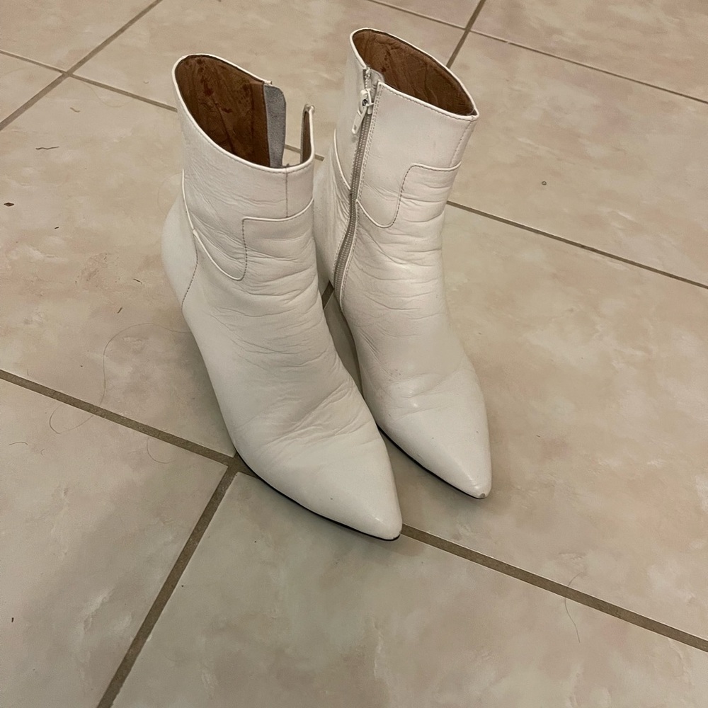 Patent leather Jeffrey Campbell booties